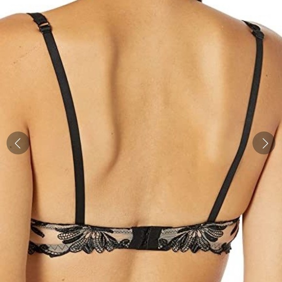 Aubade Lovessense Noir Black and Nude Lace Bra - Picture 7 of 10